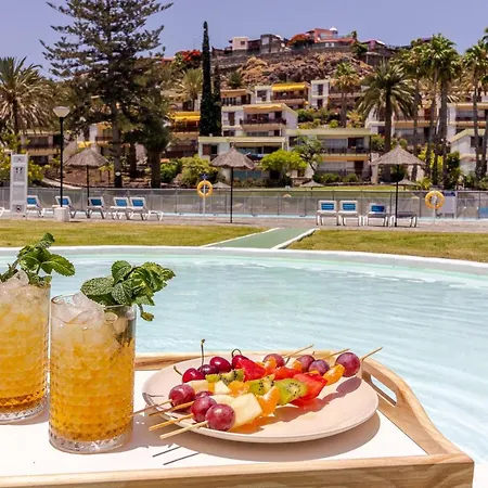 Ferienwohnung Increible Terraza Con Vistas Al Mar En San Agustin Exterior foto
